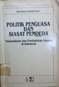 Image of Politik penguasa dan siasat pemoeda