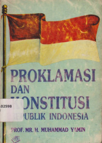 Image of Proklamasi dan konstitusi Republik Indonesia