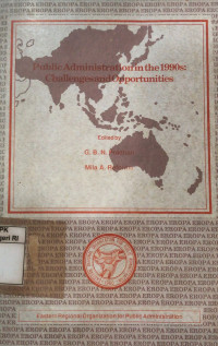 Image of Public administration the 1990s: Challenges and opportunities