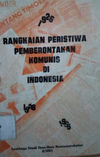 Image of Rangkaian pemberontakan komunis di Indonesia