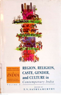 Image of Region, religion, caste, gender, and culture in contemporary India