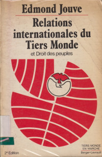 Image of Relations internationales du tiers monde et droit des peuples