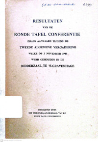 Image of Resultaten van de ronde tafel conferentie