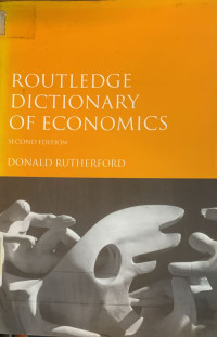 Image of Routledge dictionary of economics