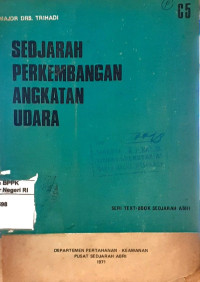 Image of Sedjarah perkembangan angkatan udara