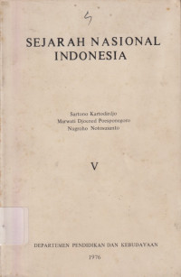 Image of Sejarah nasional Indonesia, jilid V