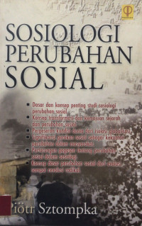 Image of Sosiologi perubahan sosial