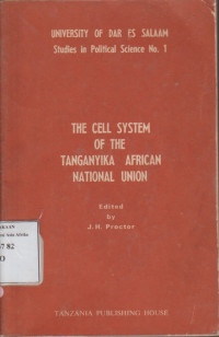 Image of The Cell system of the tanganyika African national union