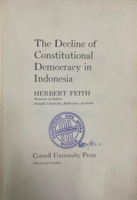 Image of The Decline constitutional democracy in Indonesia
