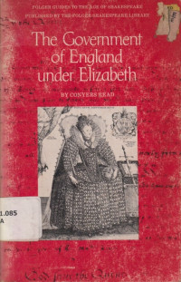 Image of The Government of England under Elizabeth