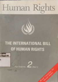 Image of The international bill of human rights: Fact sheet no. 2 (rev.1)