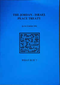 Image of The Jordan-Israel peace treaty 26 October 1994: What is it?