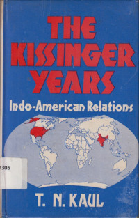 Image of The Kissinger years: Indo-American relations