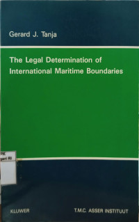 Image of The legal determination of international maritime boundaries