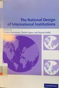 Image of The rational design of international institutions