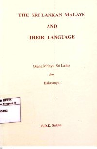 Image of The Sri Lanka Malays and their language