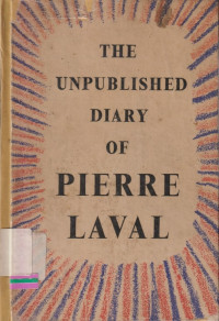 Image of The Unpublished diary of Pierre Laval