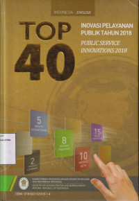 Image of Top 40 inovasi pelayanan publik tahun 2018