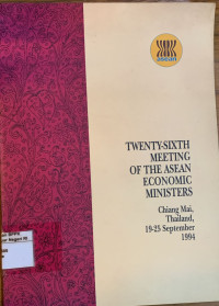 Image of Twenty-Sixth meeting of the ASEAN economic ministers