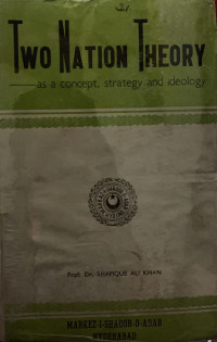 Image of Two nation theory: As a concept, strategy and ideology