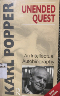 Image of Unended quest: An intellectual autobiography