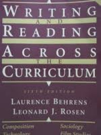 Image of Writing and reading across the curriculum